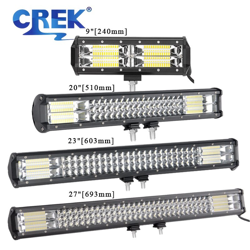 CREK 4x4 LED  ATV ۾ , 12V ε ٶ Ʈ Ʈ, 3  , ڵ UTV Ϲ  Ʈ Ʈ